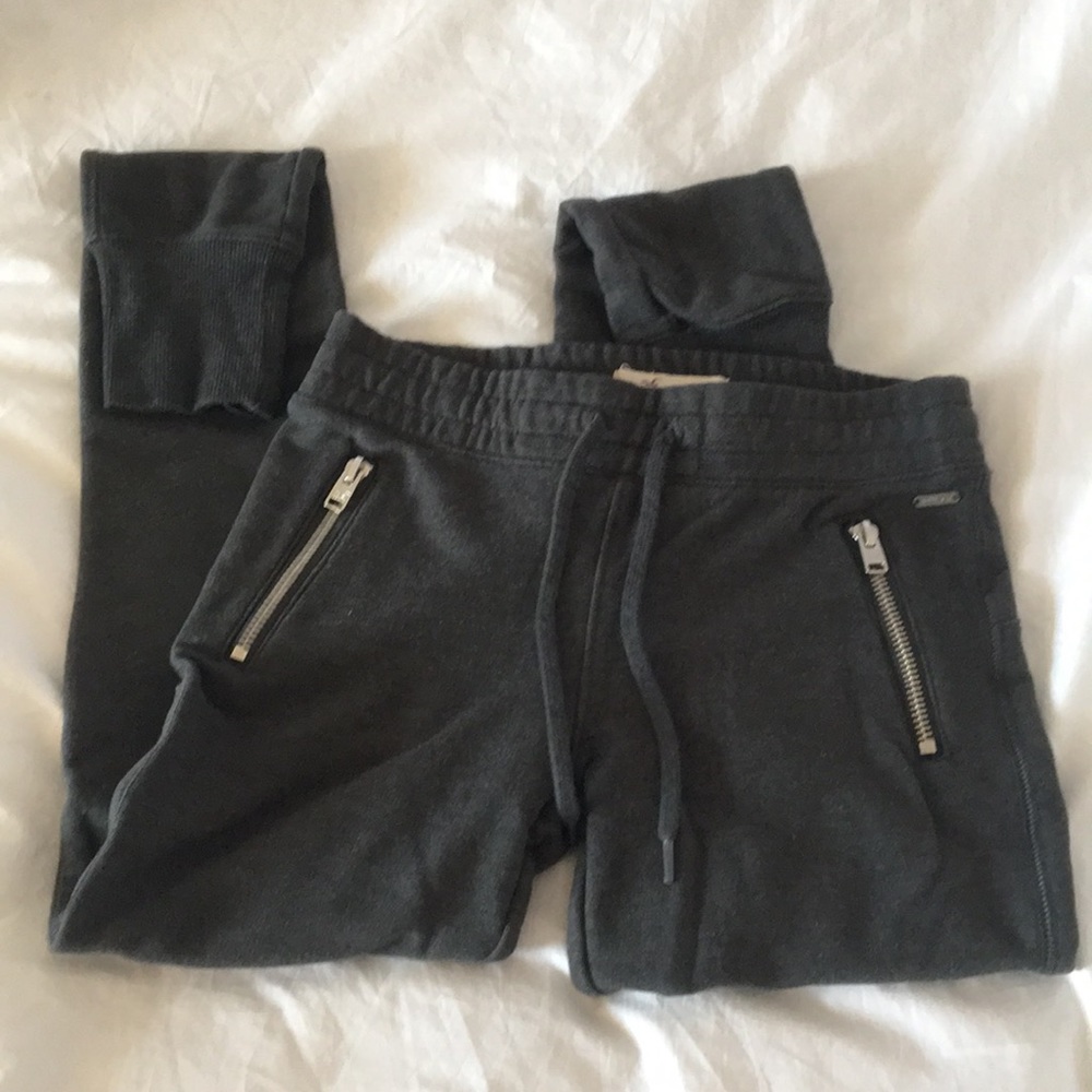 Hollister Dark Gray Tight Fit Joggers